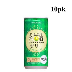 Hakutsuru Sparkling Jelly Sake Plum 190ml Can 10pk