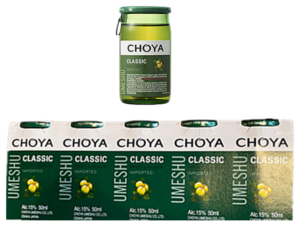 Choya Classic Plum Wine 50ml 5Pk