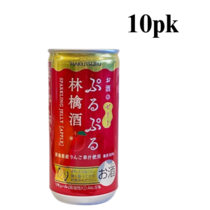 Hakutsuru Sparkling Jelly Sake Apple 190ml Can 10pk