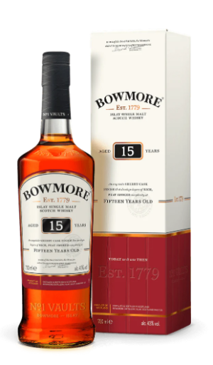 Bowmore 15 Year Old 43% 700mL