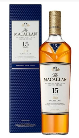 The Macallan 15YO Double Cask Single Whisky 700ml