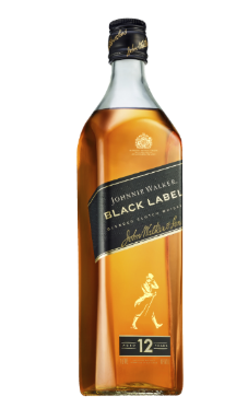 Johnnie Walker Black Label Blended Scotch Whisky 1Lt