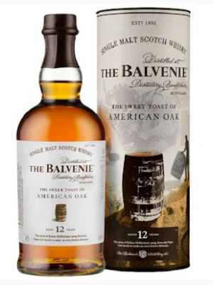 Balvenie 12 Year Old Sweet Toast Of American Oak 43% 700mL