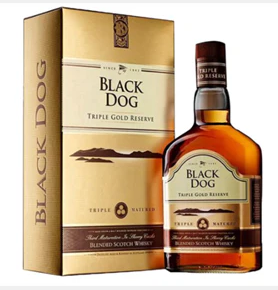 Black Dog Triple Gold Reserve Scotch Whisky 750ml