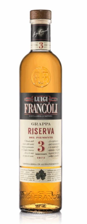 Luigi Francoli 3YO Grappa Gold 700ml