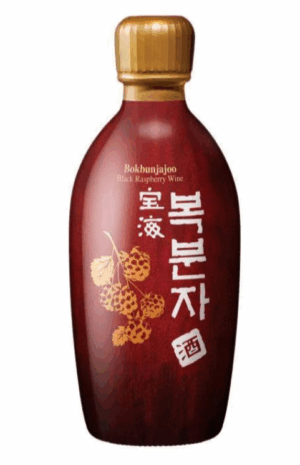 Bohae Bokbunjajoo Black Raspberry 375ml