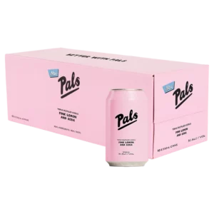 Pals Vodka Pink Lemon & Soda 5% 10 Pack Cans 330ml