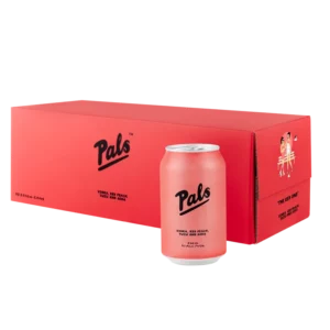 Pals Vodka Red Peach Yuzu & Soda 5% 10 Pack Cans 330ml