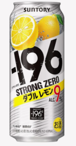 Suntory Strong Zero 9% Double Lemon 500ml Cans
